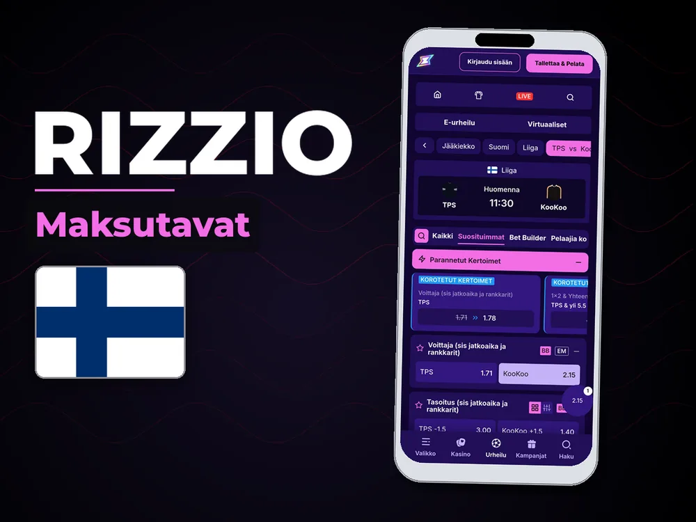 rizzio - Maksutavat